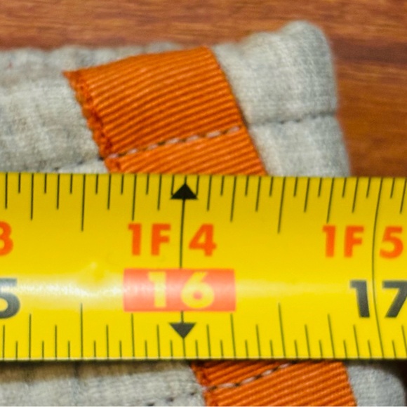 DDUGOFF D Designer Quilted Shorts Grey/ Orange Sz Small Inseam ‘9 RARE HOOPS🔥 - Picture 7 of 10